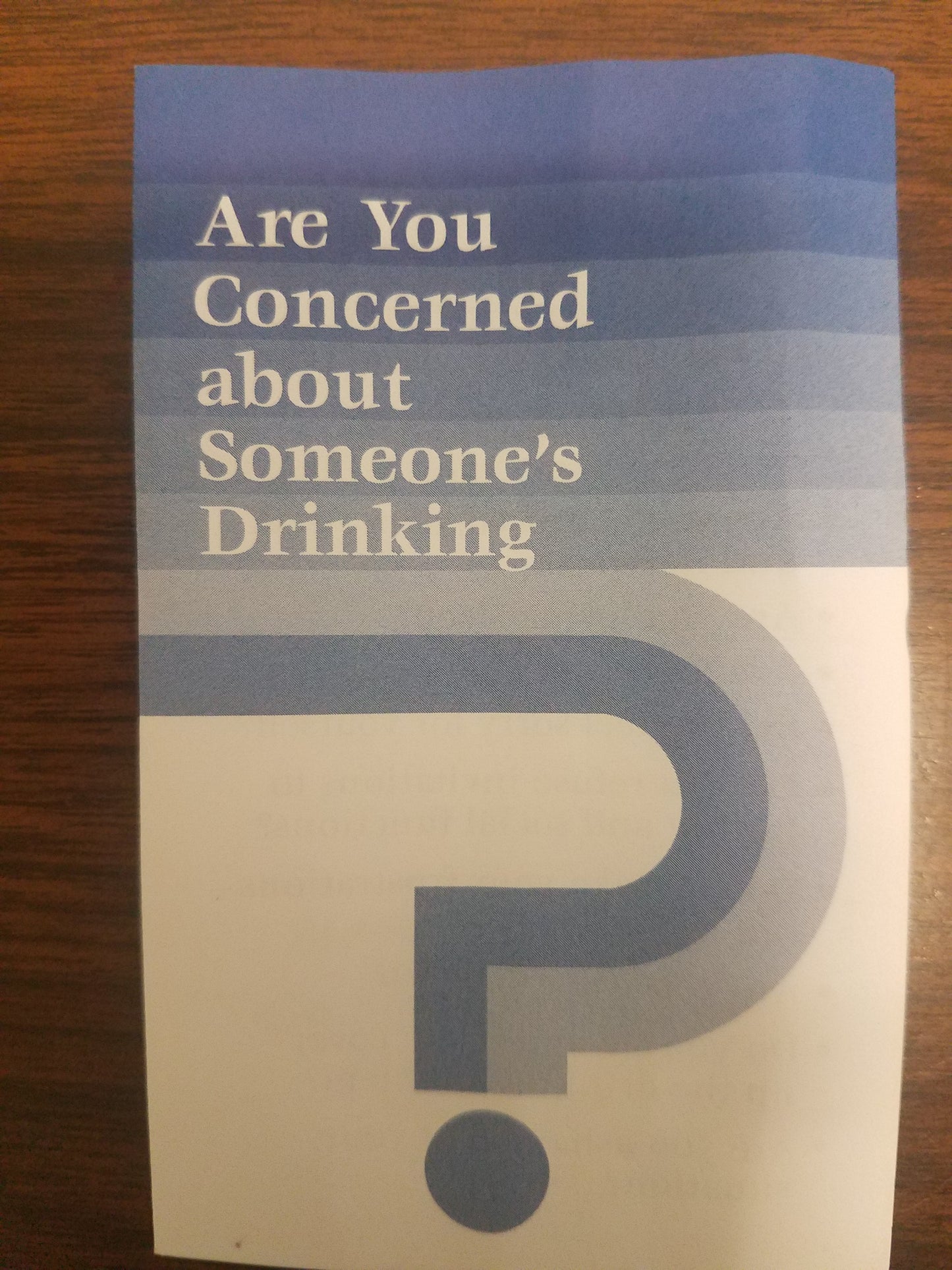 Are You Concerned about Someone's Drinking?