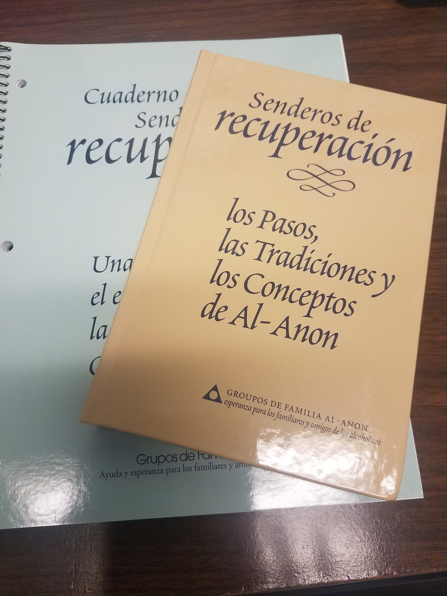 Cuaderno de ejercicios Senderos de recuperacio, los Pasos, las Tradicione y los Conceptos de Al-Anon