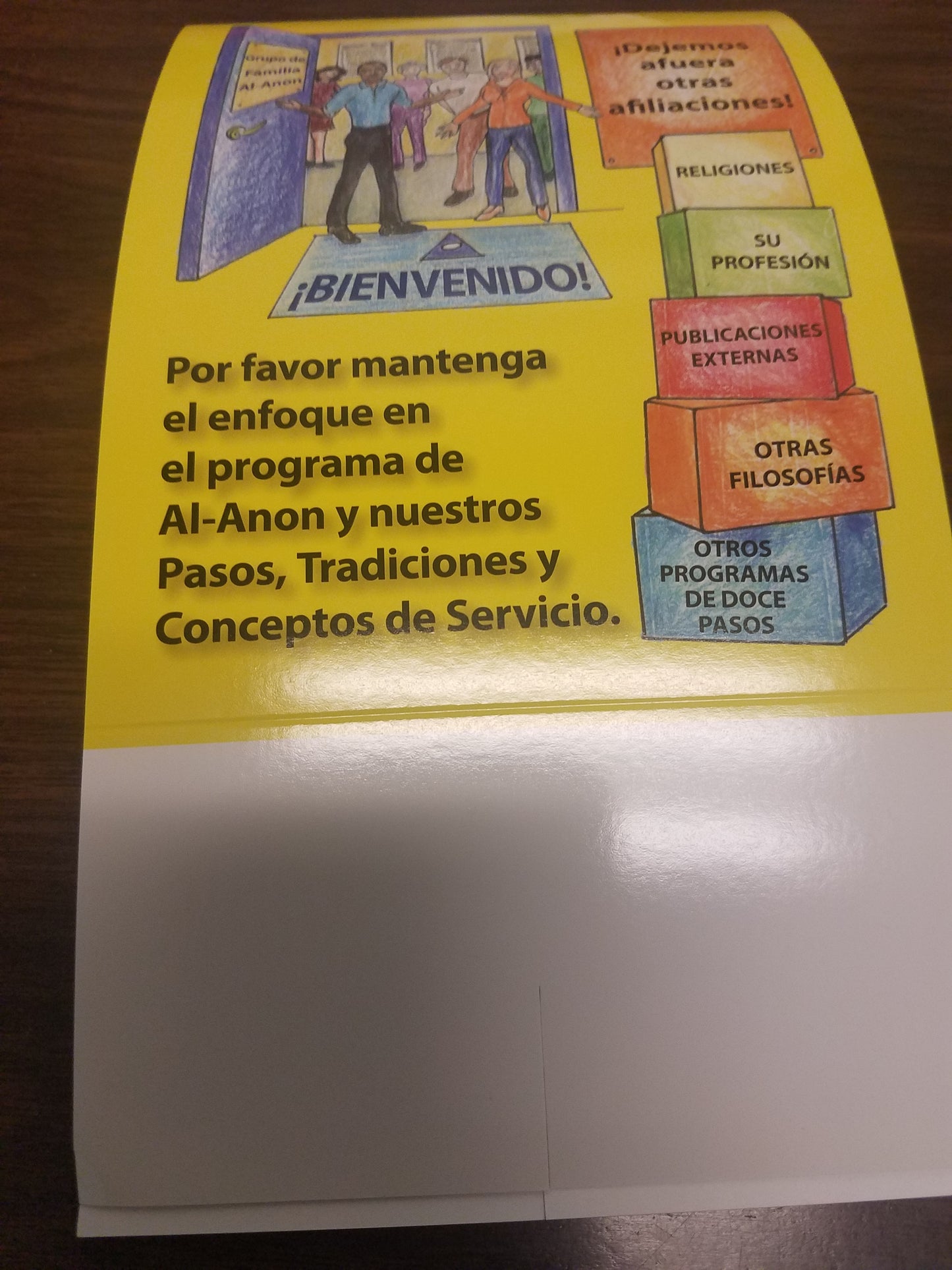 Demjemos afuera otras afiliaciones/Declaracion