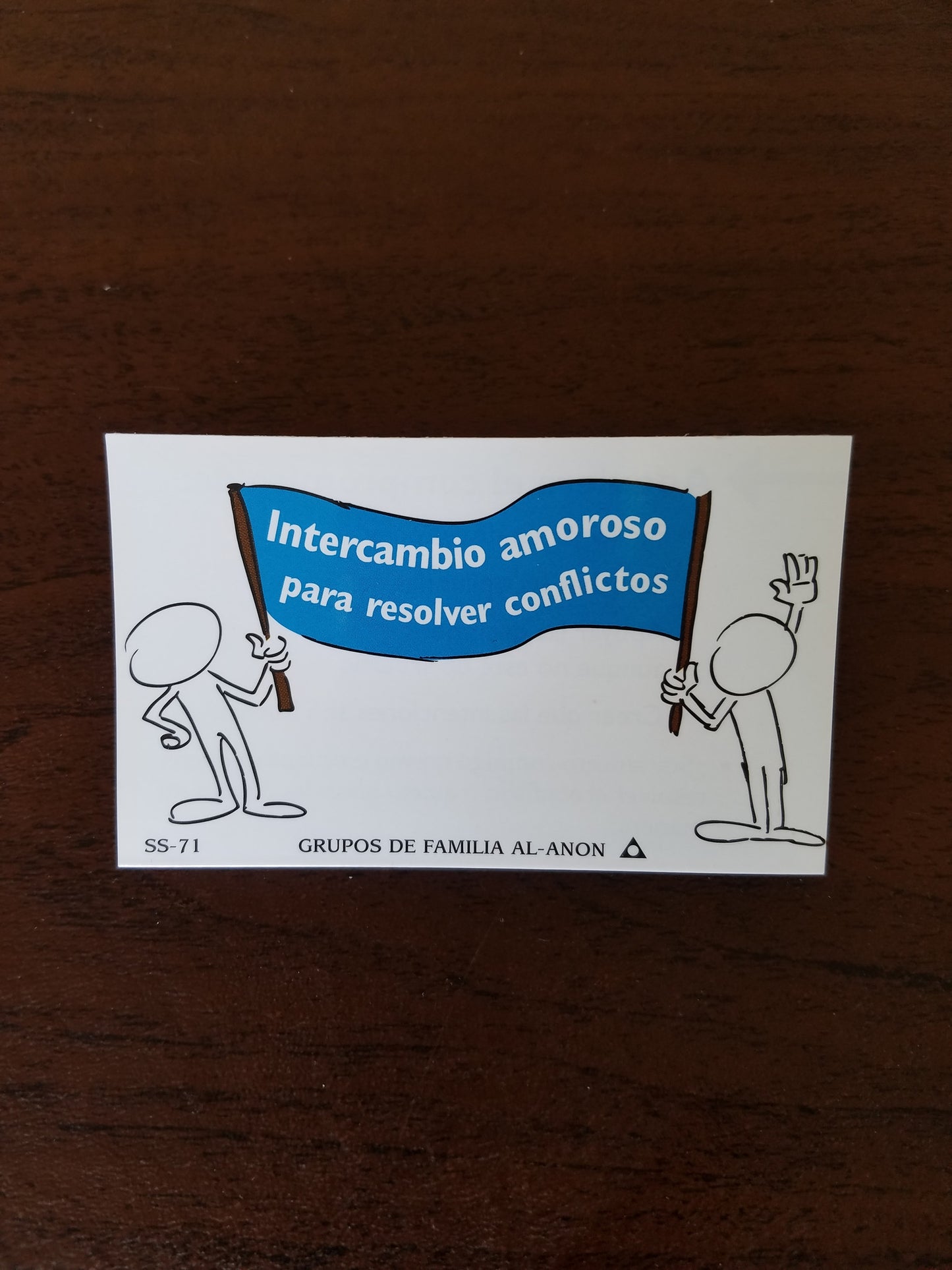 Resolucion de conflictos - Tarjeta de bolsillo