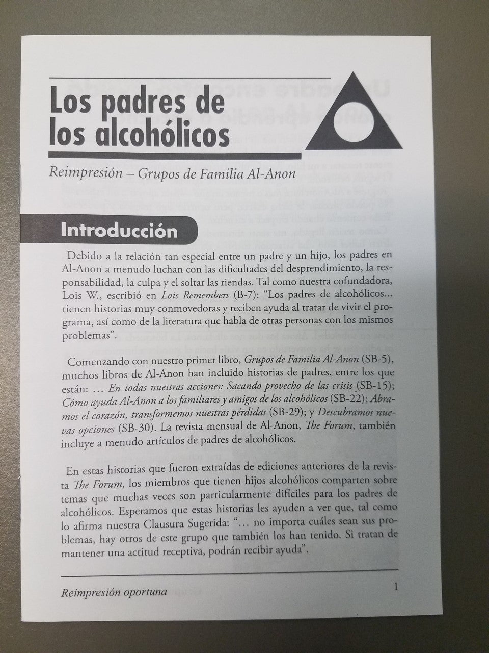 Los padres de los alcoholicos